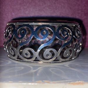 Solid silver bracelet